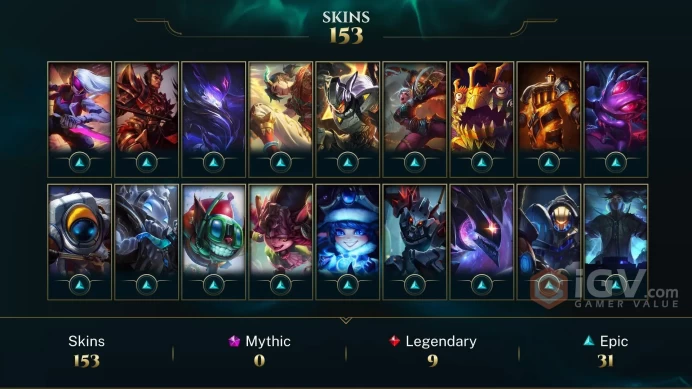 EMAIL CHANGEABLE 169 CHAMPIONS 16.9K BE 153 SKINS VICTORIOUS JARVAN JANNA UFO CORKI RIOT SQUAD SINGED JUDGMENT KAYLE