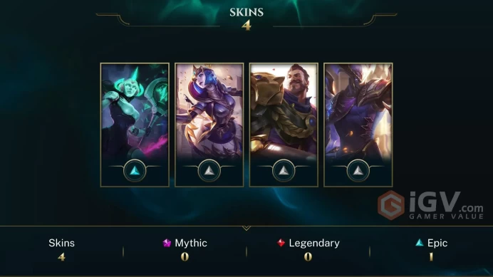 EUW LoL Account | 116 Champs | 4 Skins | Lvl 51 |  Full access