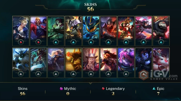 EUW League Account: 56 Skins | Full Access | Instant Delivery!