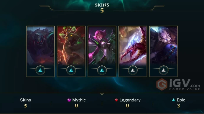 [S16 - SP1] EUW / EMERALD III 61LP / 9KBE / 47 CHAMPİONS / 5 SKİN / HANDMADE / CHANGEABLE MAİL