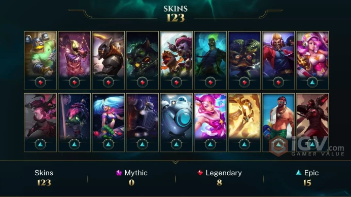 ME EMAIL CHANGEABLE  66 CHAMPIONS 123 SKINS  Alien Invader Heimerdinger Zombie Brand Riot Kayle last play 2021