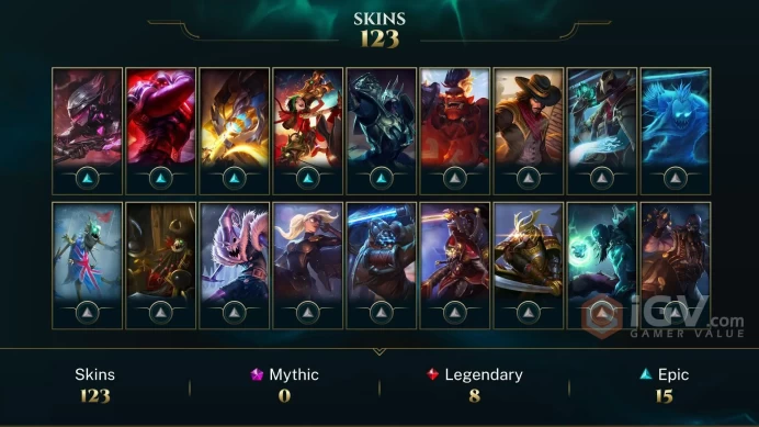 ME EMAIL CHANGEABLE  66 CHAMPIONS 123 SKINS  Alien Invader Heimerdinger Zombie Brand Riot Kayle last play 2021