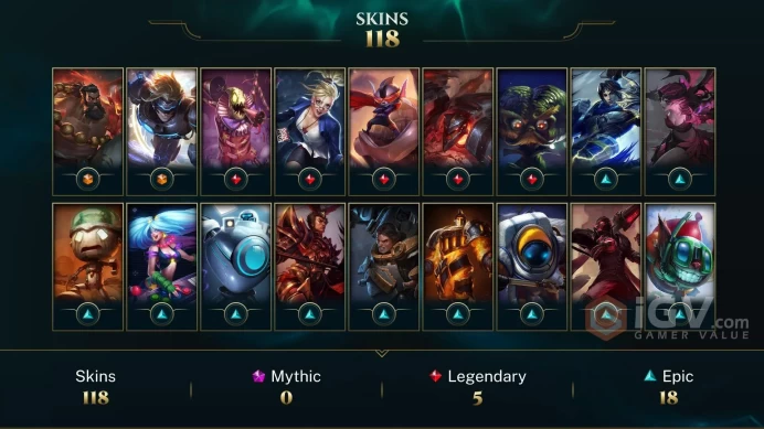 ME EMAIL CHANGEABLE 109 CHAMPIONS 118 SKINS VICTORIOUS SONA + INVENTORY SKINS