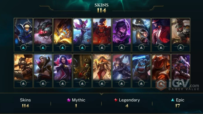 ME EMAIL CHANGEABLE 114 CHAMPIONS 114 SKINS Annie-Versary