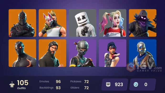 [PC/PSN/XBOX] 105 skins | Og STW | Black Knight | Sparkle Specialist | The Reaper | Blue Squire | Royale Knight | Take The L |	y703