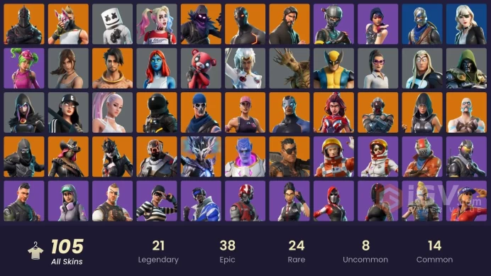 [PC/PSN/XBOX] 105 skins | Og STW | Black Knight | Sparkle Specialist | The Reaper | Blue Squire | Royale Knight | Take The L |	y703