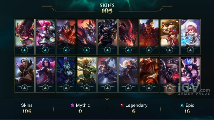 NA EMAIL CHANGEABLE 87 CHAMPIONS 38KBE 105 SKINS LAST PLAT 2023