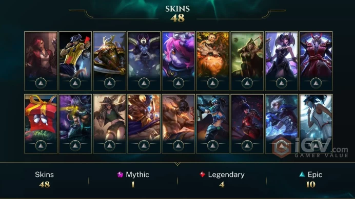 NA EMAIL CHANGEABLE 145 CHAMPIONS 48 SKINS WORLDS 2012 RIVEN+ HER 2012 ICON Wreath Icon Holiday Nashor Icon LAST PLAY 2023
