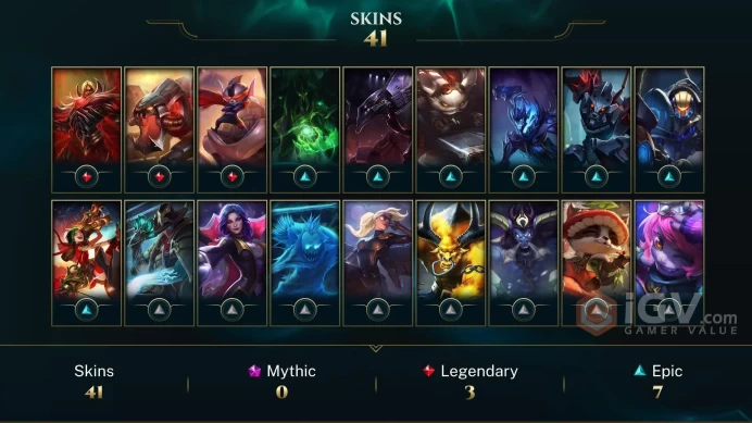NA EMAIL CHANGEABLE 90 CHAMPIONS 50kBE 41 SKINS Worlds 2012 Riven Unranked honor 2
