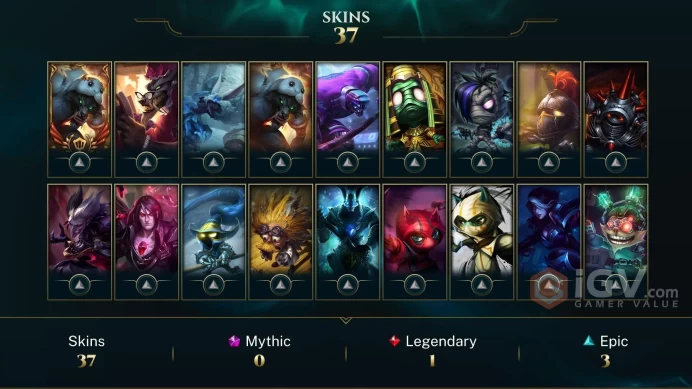 NA EMAIL CHANGEABLE 105 CHAMPIONS 37 SKINS Judgment Kayle Urf the Manatee Last play 2023