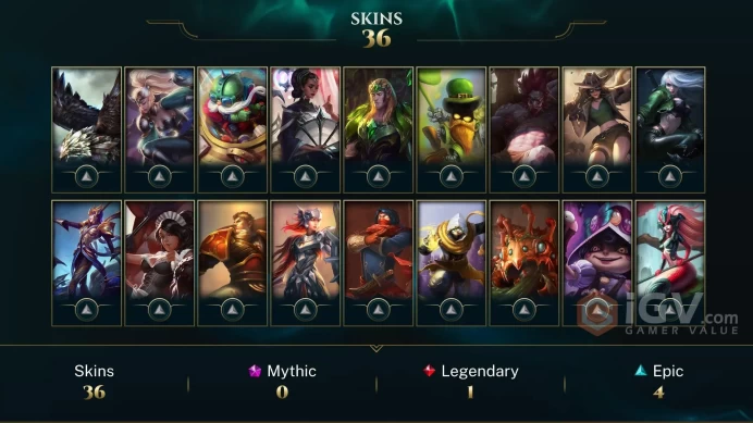 NA EMAIL CHANGEABLE 89 CHAMPIONS 36 SKINS Victorious Janna UFO Corki Judgment Kayle Riot Squad Singed  Season 1,2 ranked