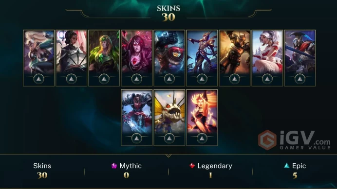 NA EMAIL CHANGEABLE  34 LVL 68 CHAMPIONS 30 SKINS Victorious Janna Judgment Kayle LAST PLAY 2023 S1 SILVER S2 PLAT RARE ICONS