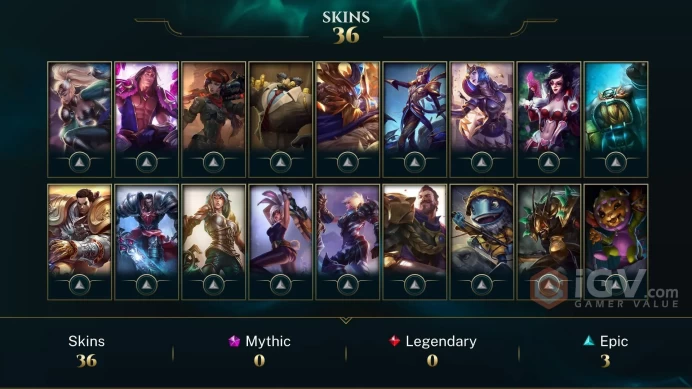 NA EMAIL CHANGEABLE 127 CHAMPIONS 36 SKINS Victorious Janna Rare icons unranked honor 2 7 victorious skins