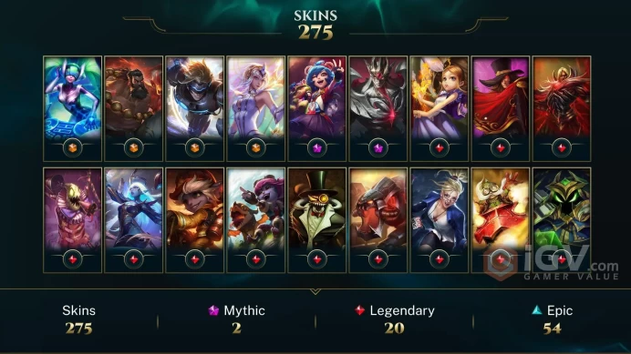 EUW EMAIL CHANGEABLE honor 5 ALL CHAMPIONS 94K BE  275 SKINS PRESTIGE JARVAN 70 MYTHIC ESSENCE
