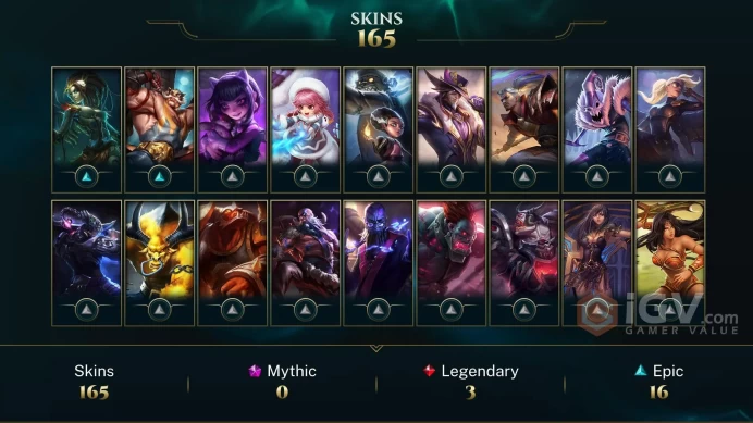 ME EMAIL CHANGEABLE 87 CHAMPIONS 165 SKINS URF TOWER ICON AND MORE RARE HONOR 4