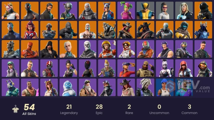 FA - [XBOX/SWITCH/PC] - 54 skins | The Reaper | Elite Agent | Take The L | Sub Commander | Rogue Agent | Havoc | A.I.M. | Dire | Blackheart 
