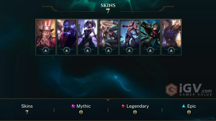 NA EMAIL CHANGEABLE 46 CHAMPIONS 7 SKINS Victorious Janna Season 3 Diamond Rare icon  s2 gold