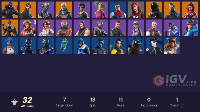 The Reaper, Elite Agent, Take the L, Havoc, Trailblazer, Blue Team Leader, Sub Commander, Blue Striker | 32 Skins [Full Access] Psn,Xbox,PC