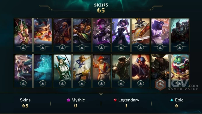 EUW EMAIL CHANGEABLE 66 CHAMPIONS 65 SKINS UFO Corki Victorious Janna ELISE MAOKAI MORG SIVIR JUDGMENT KAYLE S2 GOLD 2014 DIAMOND LAST PLAY 2024