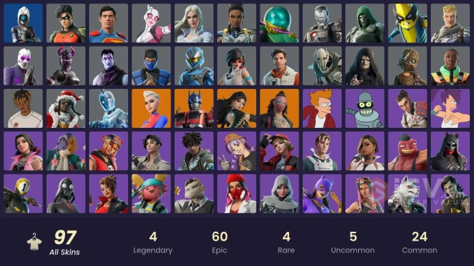[PC/PSN/XBOX] 97 skins | Dummy Supreme |  Dynamo Dancer | Optimus Prime | Dark Jonesy | Dark Wild Card | Dark Red Knight | 950 VB