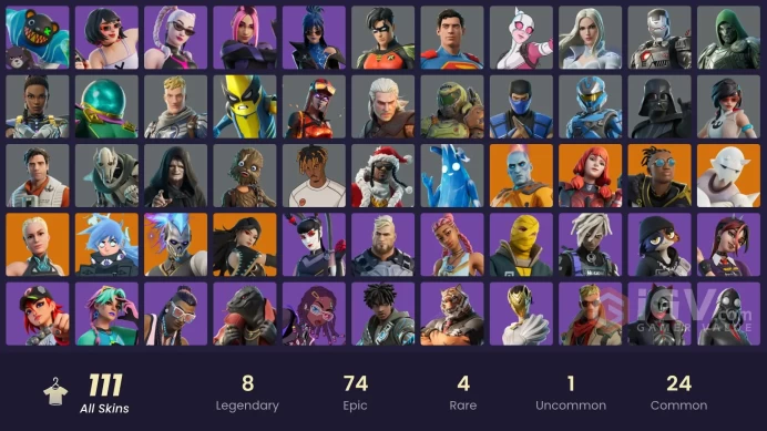 [PC/PSN/XBOX] 111 skins | Wishing Star | Malik | Paradigm (Reality-659) | Renzo the Destroyer | Nezumi | The Origin | The Imagined | 2350VB