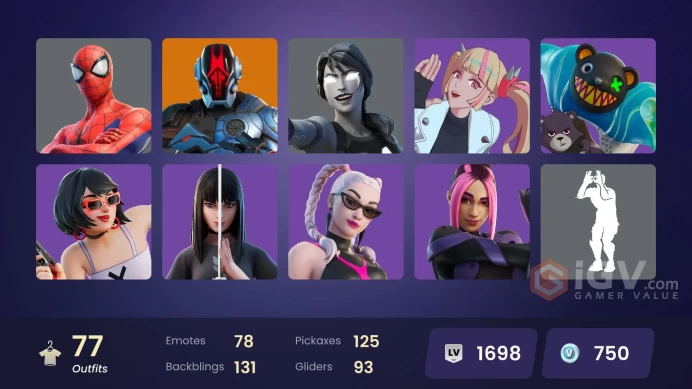 [PC/PSN/XBOX] 77 skins |Laugh It Up | Distraction Dance | Torin | Paradigm (Reality-659) | The Cube Queen | Joltara | The Imagined | 700 VB