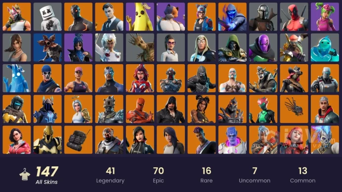 [PC/PSN/XBOX] 147 skins | Deluxe STW | Major Lazer | Lara Croft |  Reaper Axe | Orange Justice | Hot Marat| Verve | Point It Out | 1050VB