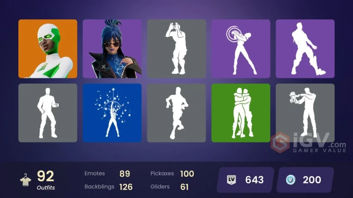 [PC/PSN/XBOX] 92 skins | Peter Griffin | Bird Call | Valeria | Nezumi | Zeus | The Ageless | Poseidon | Apprentice Evie | 200VB