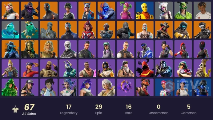 [PC/PSN/XBOX] 67 skins | Blue Team Leader | Trilogy | Trailblazer | Orange Justice | Freestylin' | Love Ranger | 150 VB