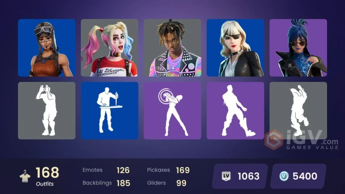 [PC/PSN/XBOX] 168 skins | Renegade Raider | Era | Spectra Knight | Kado Thorne | It's A Vibe |In Da Party | 400 VB