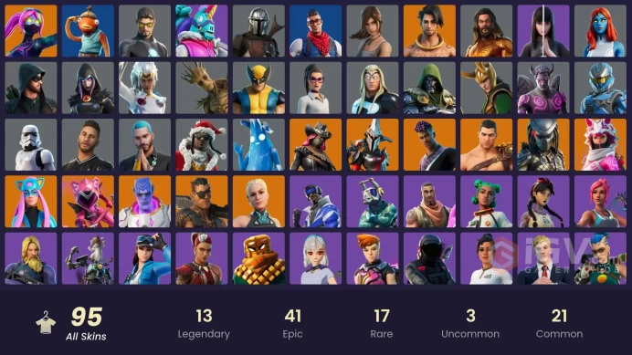 [PC/PSN/XBOX] 95 skins | Lara Croft |Blue Team Leader | Cloud Striker | Sultura | Prodigy | Fixer | Carbon Commando | Hot Marat | Verve | 850 VB