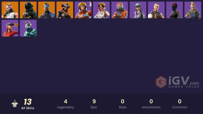 [PC/PSN/XBOX] 13 skins | Take The L | Orange Justice | Dark Voyager | Carbide | Calamity | Drift | Sun Strider | 600 VB
