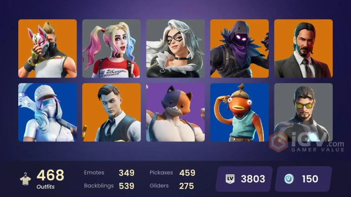 [ALL PLATFORMS]-468 Skin- 459 pickaxes-350 emotes-FULL ACCESS-
