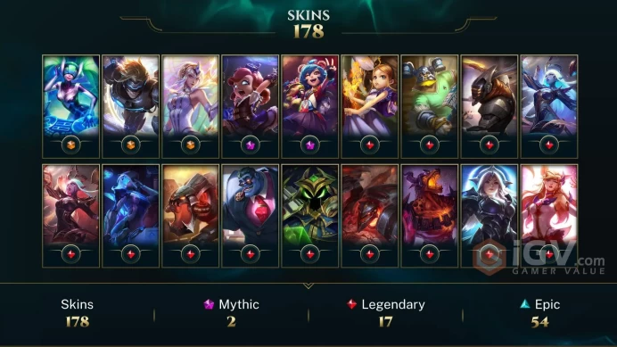 EUW EMAIL CHANGEABLE 150 CHAMPIONS 179 SKINS Black Alistar Victorious Jarvan IV Worlds 2012 Riven 1399 OE 47 KEYS