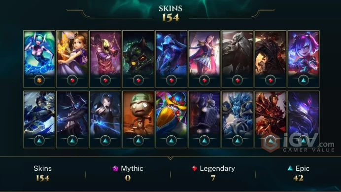 EUW  EMAIL CHANGEABLE ALL CHAMPIONS EX2 154 SKINS Black Alistar Silver Kayle Victorious Jarvan Worlds 2012 Riven+Her icon 2x URF 2X SHOPKEEPER 