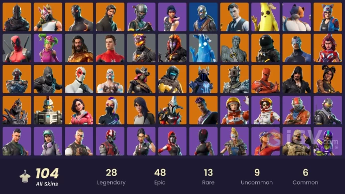 [PC/PSN] 104 skins | Black Knight | Sparkle Specialist | The Reaper | Blue Squire | Royale Knight | Take The L |	y707