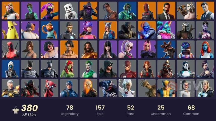 [PC/PSN/XBOX] 380 skins | Master Chief | Travis Scott | Astro Jack | Gold Meowscles | WORLD CUP | Gold Brutus |	y711