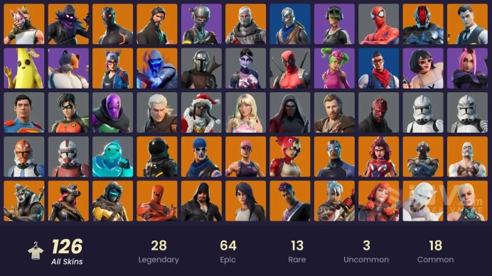 [ALL PLATFORMS]-126 Skin-OG STW-The Reaper-Blue Squire-Royale Knight-Elite Agent-Midas-Omega-Take The L-Rambunctious-FULL ACCESS-