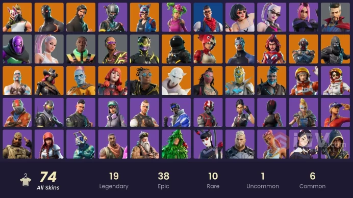 PC/PSN/Xbox/Nintendo 75 skins | The Reaper | Elite Agent | Blue Team Leader | Blue Striker | Prodigy | Rogue Agent | Carbon Commando | Omega | T