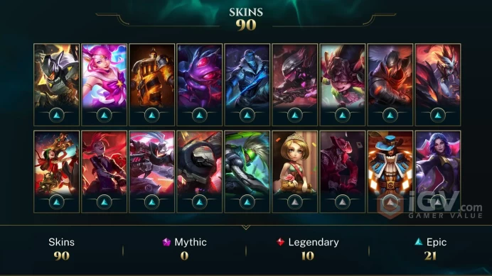 EUW EMAIL CHANGEABLE  Black Alistar Victorious Jarvan IV Worlds 2012 Riven + HER 2012 ICON  Silver Kayle 120 CHAMPIONS 91 SKINS LAST PLAY 2023