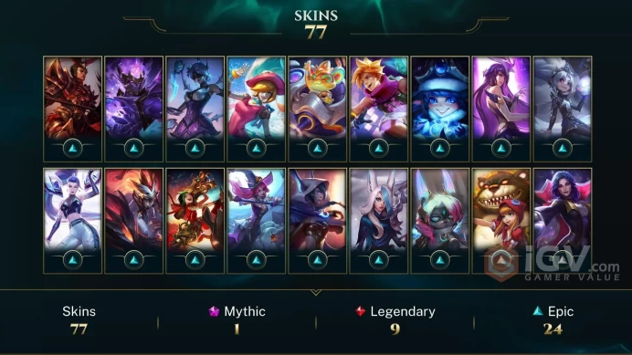 EUW EMAIL CHANGEABLE ALL CHAMPIONS 14kbe 77 SKINS BLACK ALISTAR 