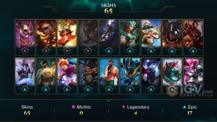 EUW EMAIL CHANGEABLE 137 CHAMPIONS 66 SKINS Black Alistar Worlds 2012 Riven+Her icon Victorious Jarvan IV 