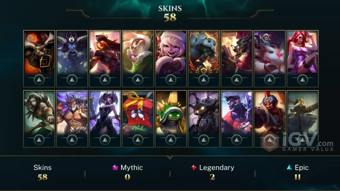 EUW EMAIL CHANGEABLE 157 CHAMPIONS 58 SKINS Black Alistar King Rammus Victorious Jarvan IV Worlds 2012 Riven Silver Kayle Urf the Manatee