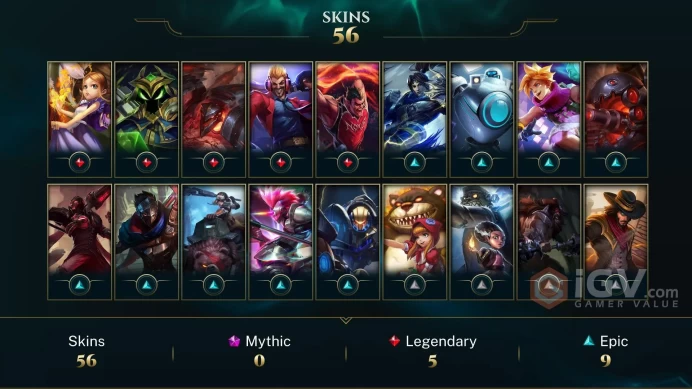 EUW EMAIL CHANGEABLE 87 CHAMPIONS 55 SKINS Urf the Manatee Black Alistar Worlds 2012 + Her icon Riven Victorious Jarvan IV Urf the Manatee