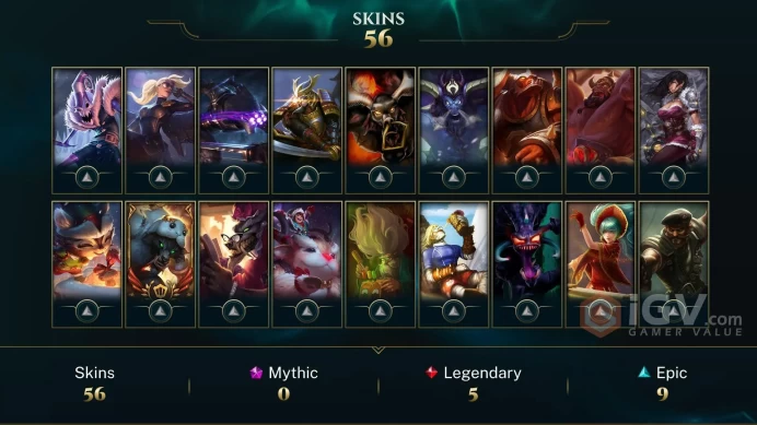 EUW EMAIL CHANGEABLE 87 CHAMPIONS 55 SKINS Urf the Manatee Black Alistar Worlds 2012 + Her icon Riven Victorious Jarvan IV Urf the Manatee
