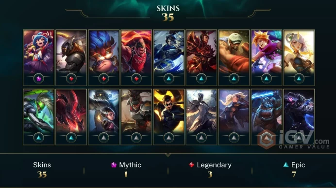 EUW EMAIL CHANGEABLE 72 CHAMPIONS 36 SKINS Black Alistar Victorious Jarvan IV Worlds 2012 Riven+Her icon Silver Kayle Last play 2023