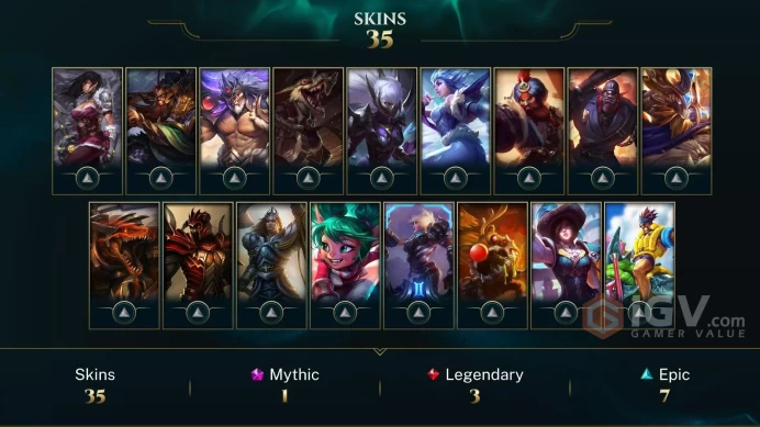 EUW EMAIL CHANGEABLE 72 CHAMPIONS 36 SKINS Black Alistar Victorious Jarvan IV Worlds 2012 Riven+Her icon Silver Kayle Last play 2023