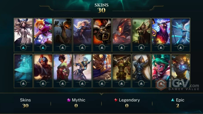 EUW EMAIL CHANGEABLE Black Alistar Worlds 2012 Riven+Her 2012 icon Victorious Jarvan IV 41 CHAMPIONS 31 SKINS LAST PLAY 2020