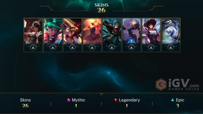 EUW EMAIL CHANGEABLE 55 CHAMPIONS 26 SKINS Black Alistar Victorious Jarvan IV Worlds 2012 Riven+Her 2012 Icon Last p[lay 2020
