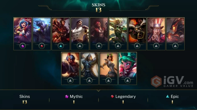 EUW EMAIL CHANGEABLE Black Alistar Victorious Jarvan IV Worlds 2012 Riven+Her 2012 icon 32 CHAMPIONS 15KBE 5K OE 14 SKINS LAST PLAY 2023